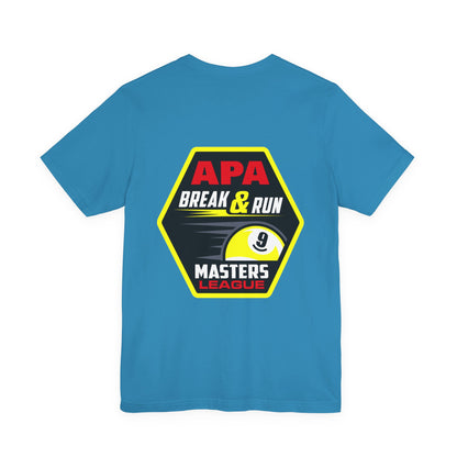 APA Break & Run Masters League 9-Ball Billiards Graphic T-Shirt