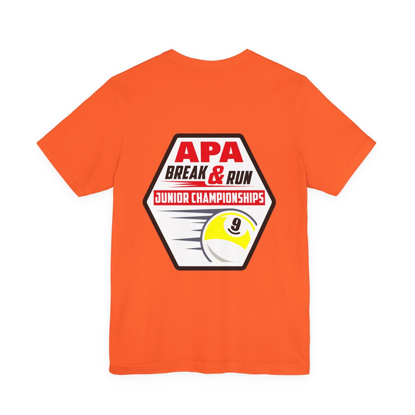 APA Break & Run Junior Championships Billiards 9-Ball T-shirt