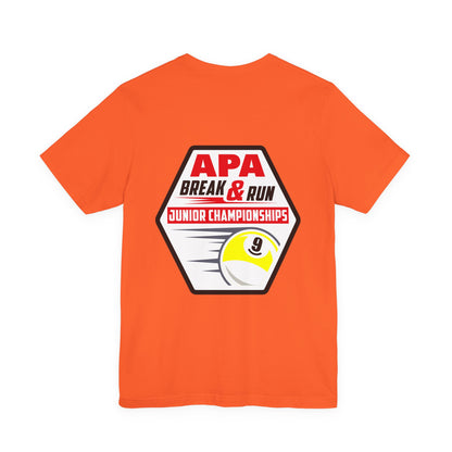 APA Break & Run Junior Championships Billiards 9-Ball T-shirt