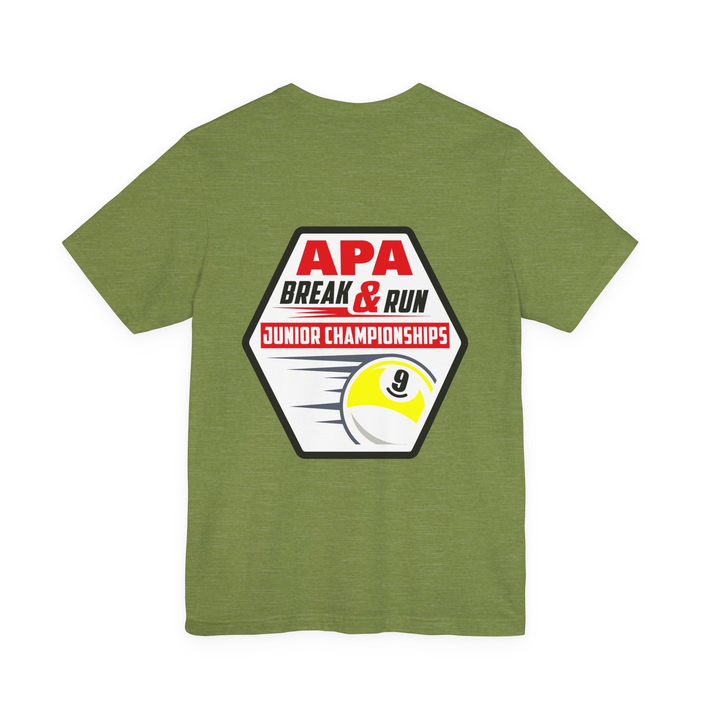 APA Break & Run Junior Championships Billiards 9-Ball T-shirt