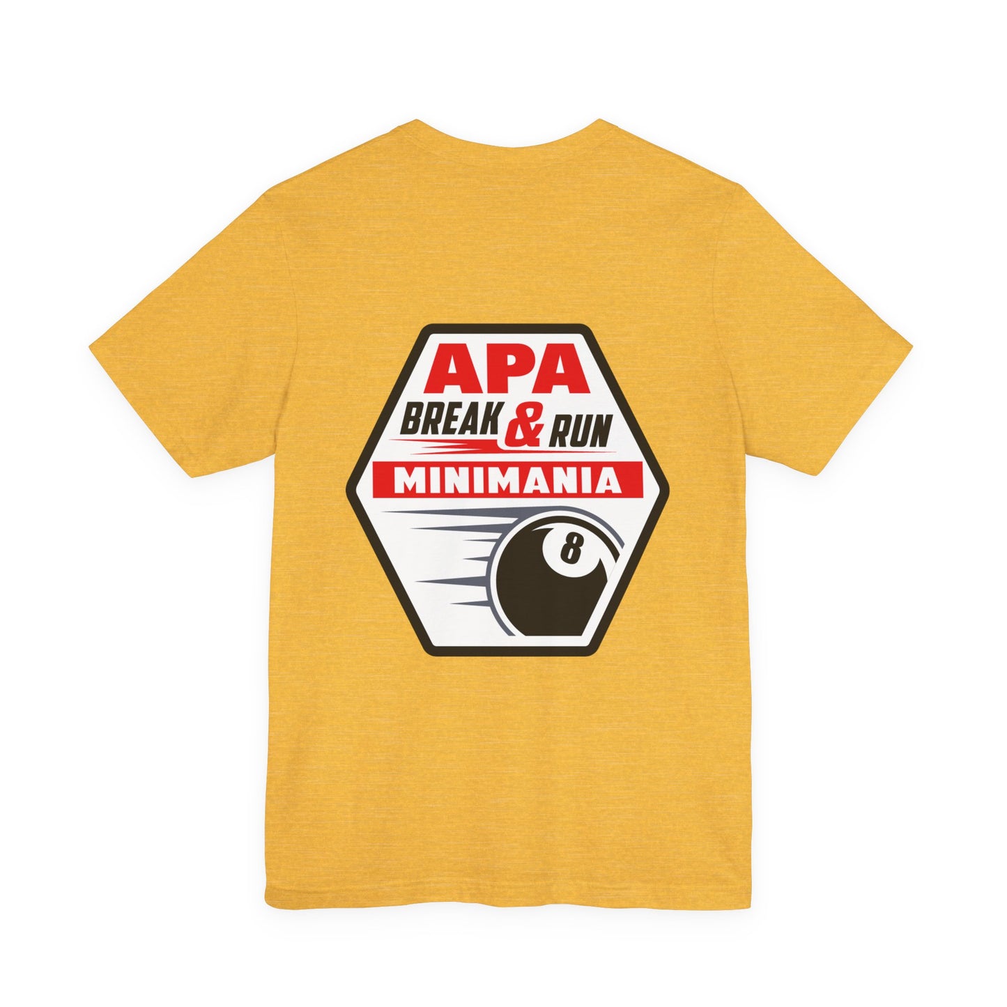 Break & Run Minimania 8-Ball Billiards T-shirt