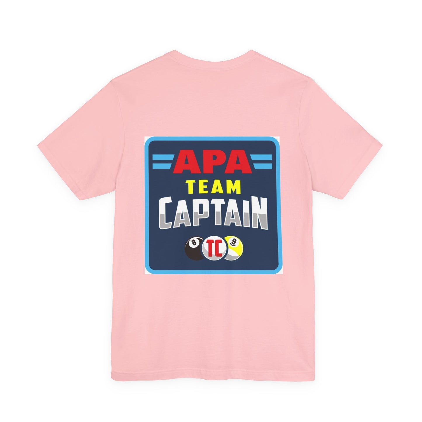 APA Team Captain Billiards Pool Player Graphic T-Shirt