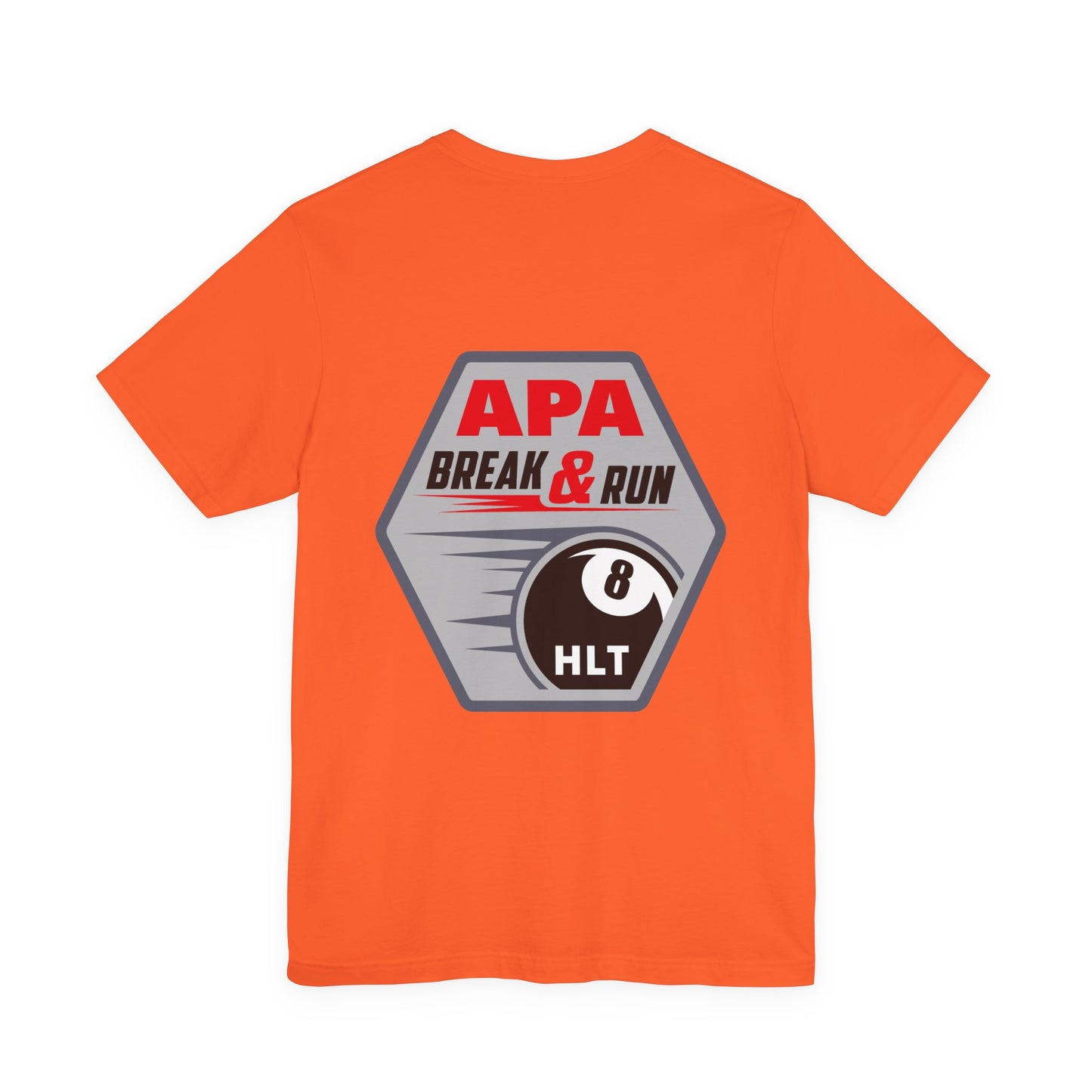 APA Break & Run 8 Ball Pool Billiards Graphic T-Shirt