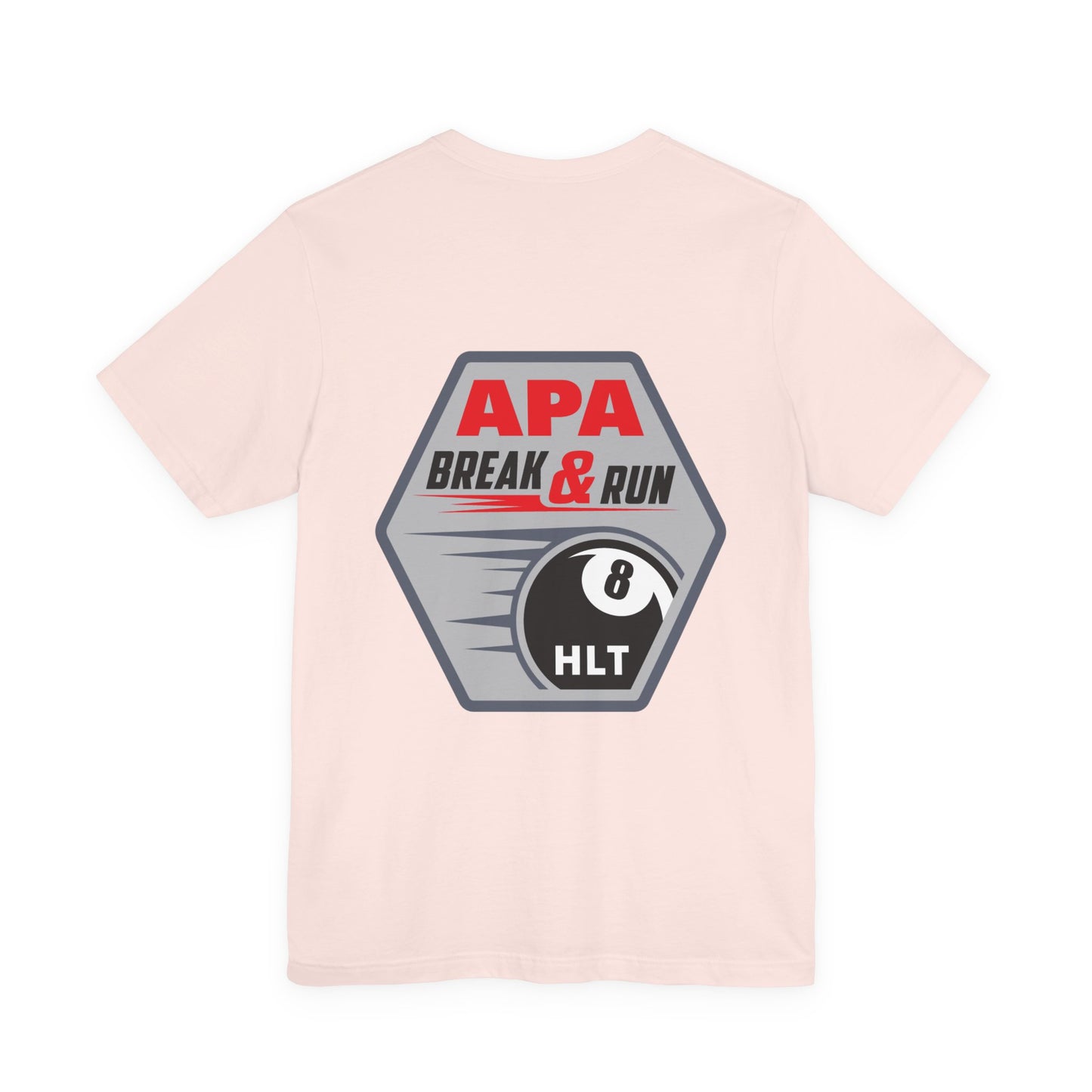 APA Break & Run 8 Ball Pool Billiards Graphic T-Shirt