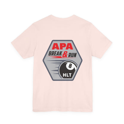 APA Break & Run 8 Ball Pool Billiards Graphic T-Shirt