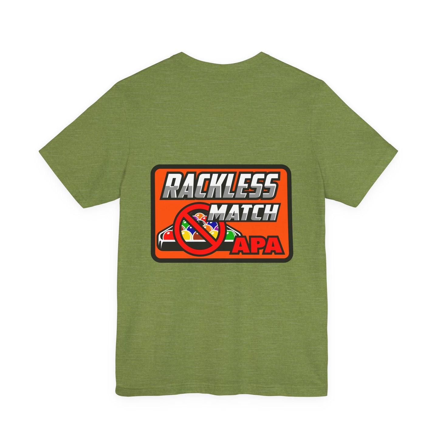 Rackless Match APA Billiards Pool Player Graphic T-Shirt