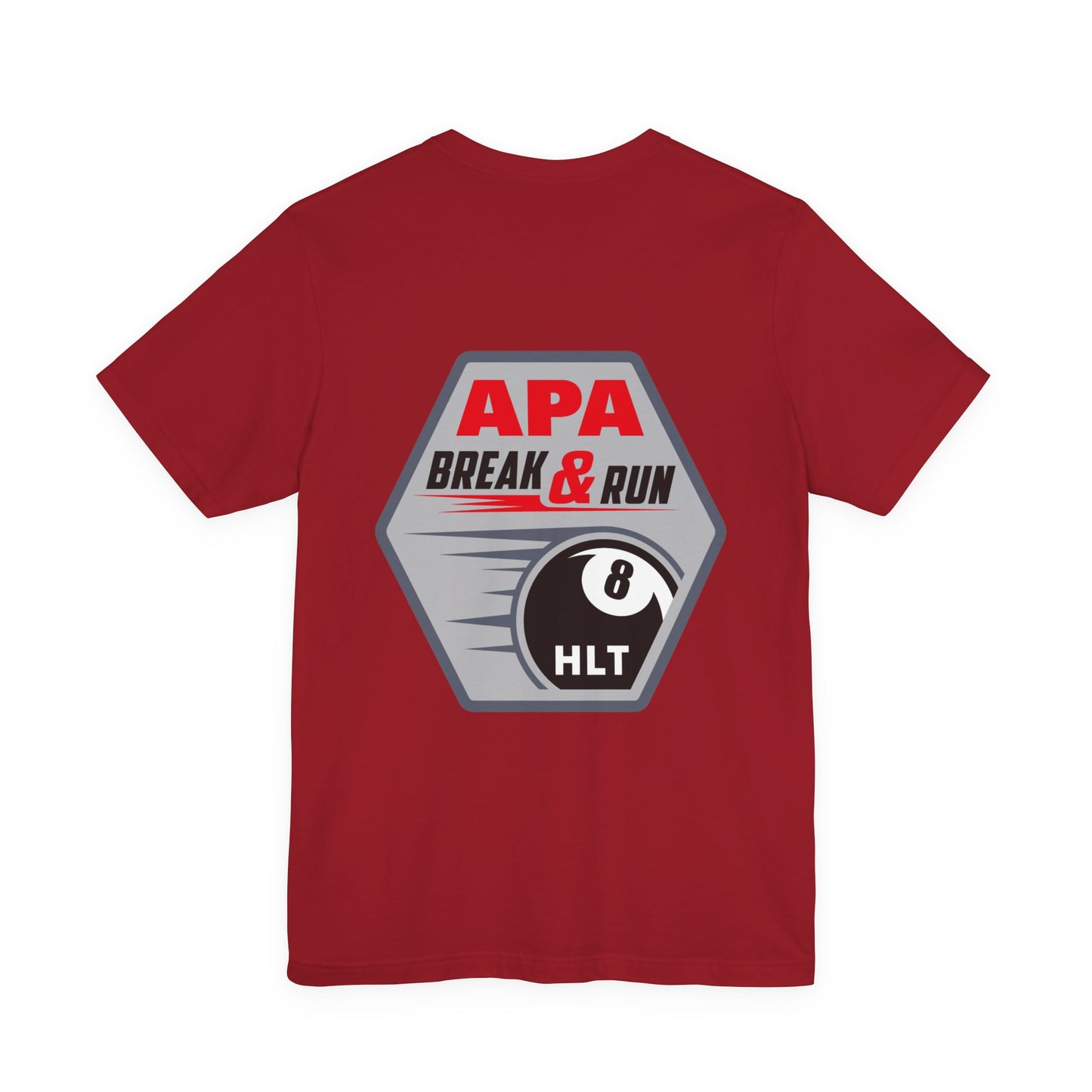 APA Break & Run 8 Ball Pool Billiards Graphic T-Shirt