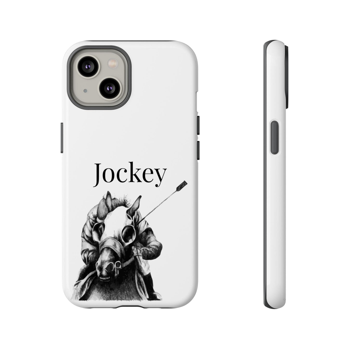 Jockey- Hand Drawing- iPhone Tough Case