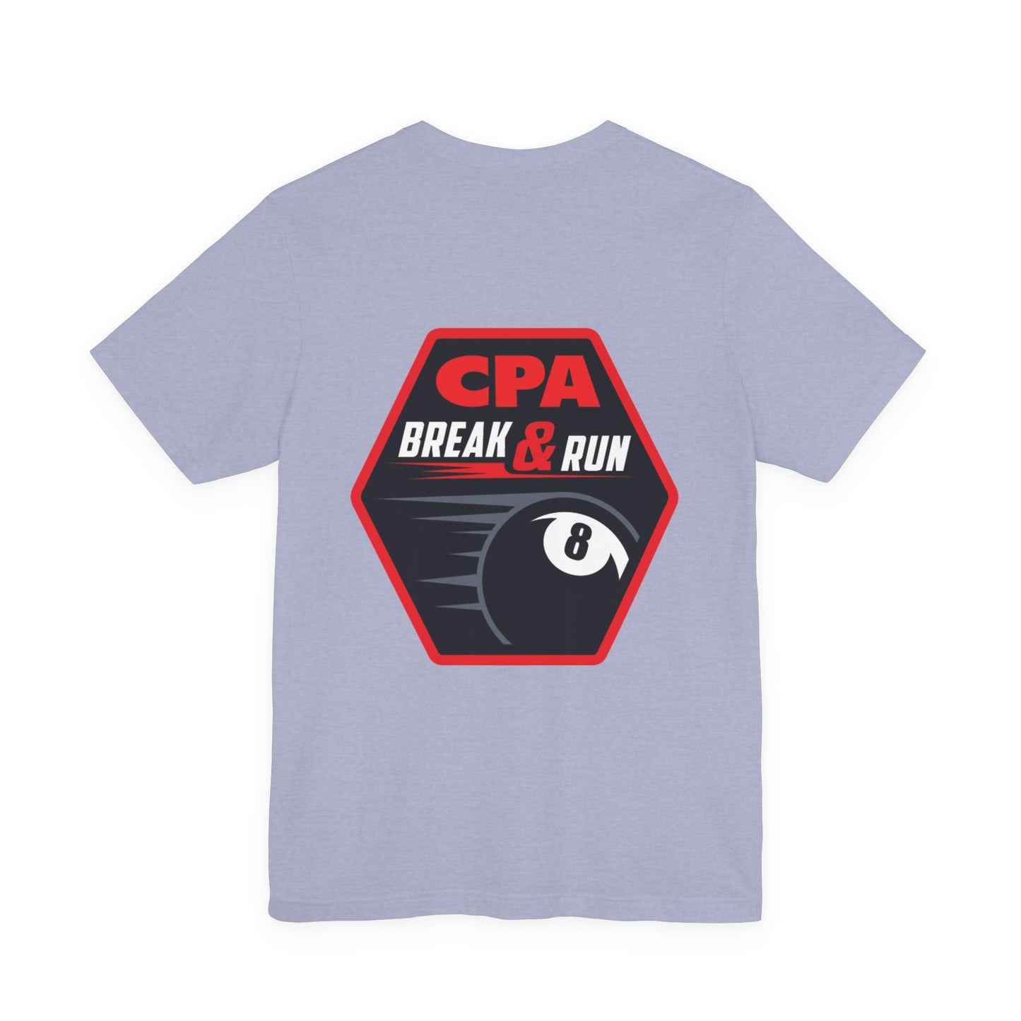 CPA Break & Run 8-Ball Pool Player Graphic Tee