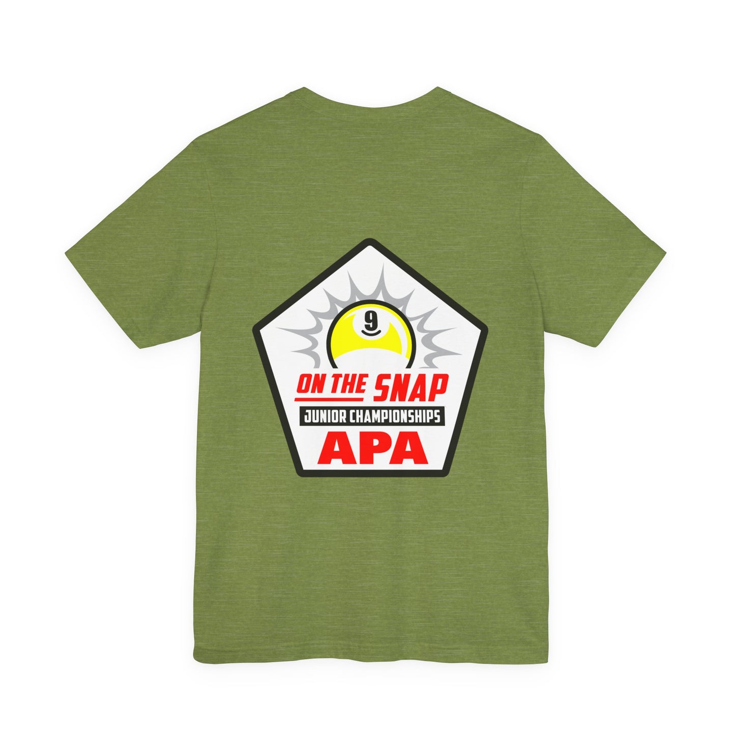 9 Ball On The Snap Junior Championships Billiards T-shirt