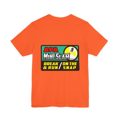 Billiards 9 Ball Pool Player Mini Slam T-shirt Break Run Snap