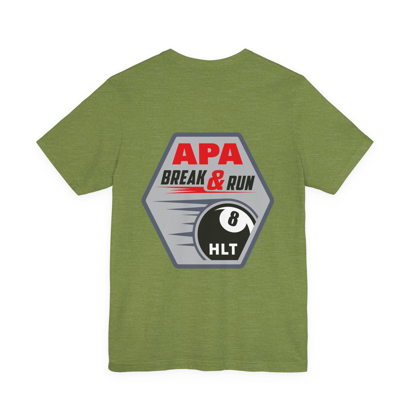 APA Break & Run 8 Ball Pool Billiards Graphic T-Shirt