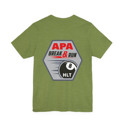 APA Break & Run 8 Ball Pool Billiards Graphic T-Shirt