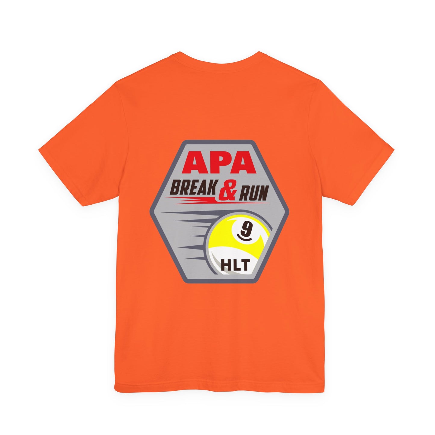 APA Break & Run 9 Ball Billiards Graphic T-Shirt
