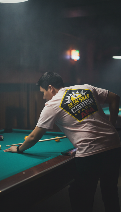 On The Snap Masters League APA Billiards T-Shirt