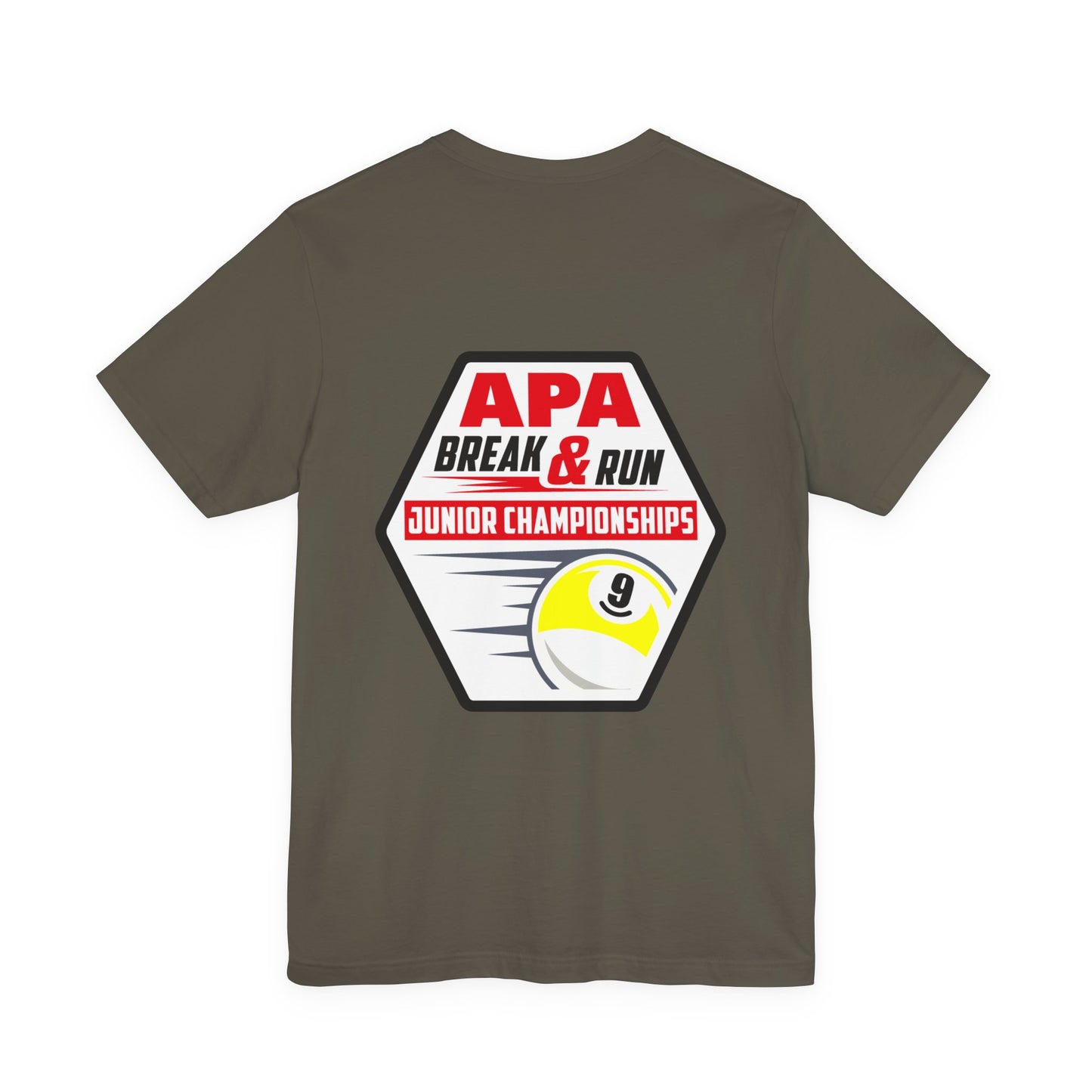 APA Break & Run Junior Championships Billiards 9-Ball T-shirt