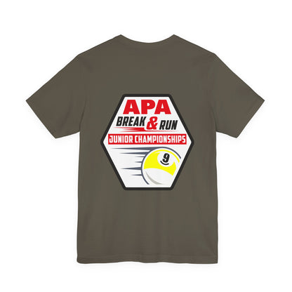 APA Break & Run Junior Championships Billiards 9-Ball T-shirt
