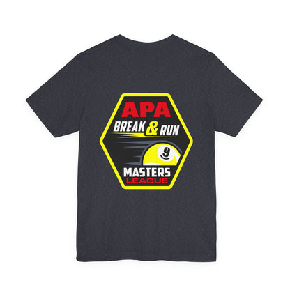 APA Break & Run Masters League 9-Ball Billiards Graphic T-Shirt