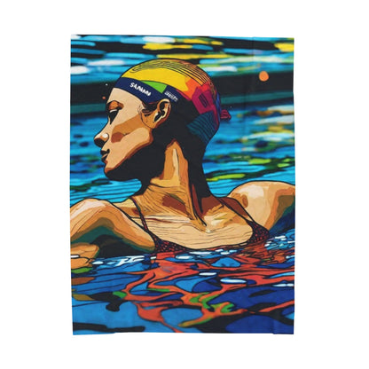 Swim Her Way - Plush Blanket