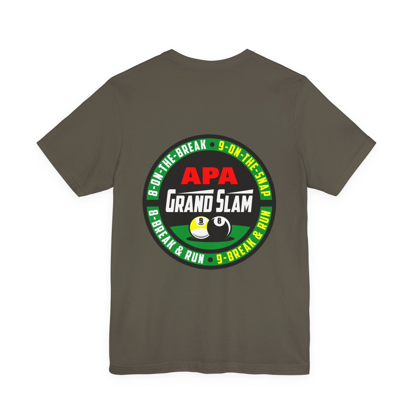 Pool Grand Slam 8-Ball 9-Ball Billiards T-Shirt