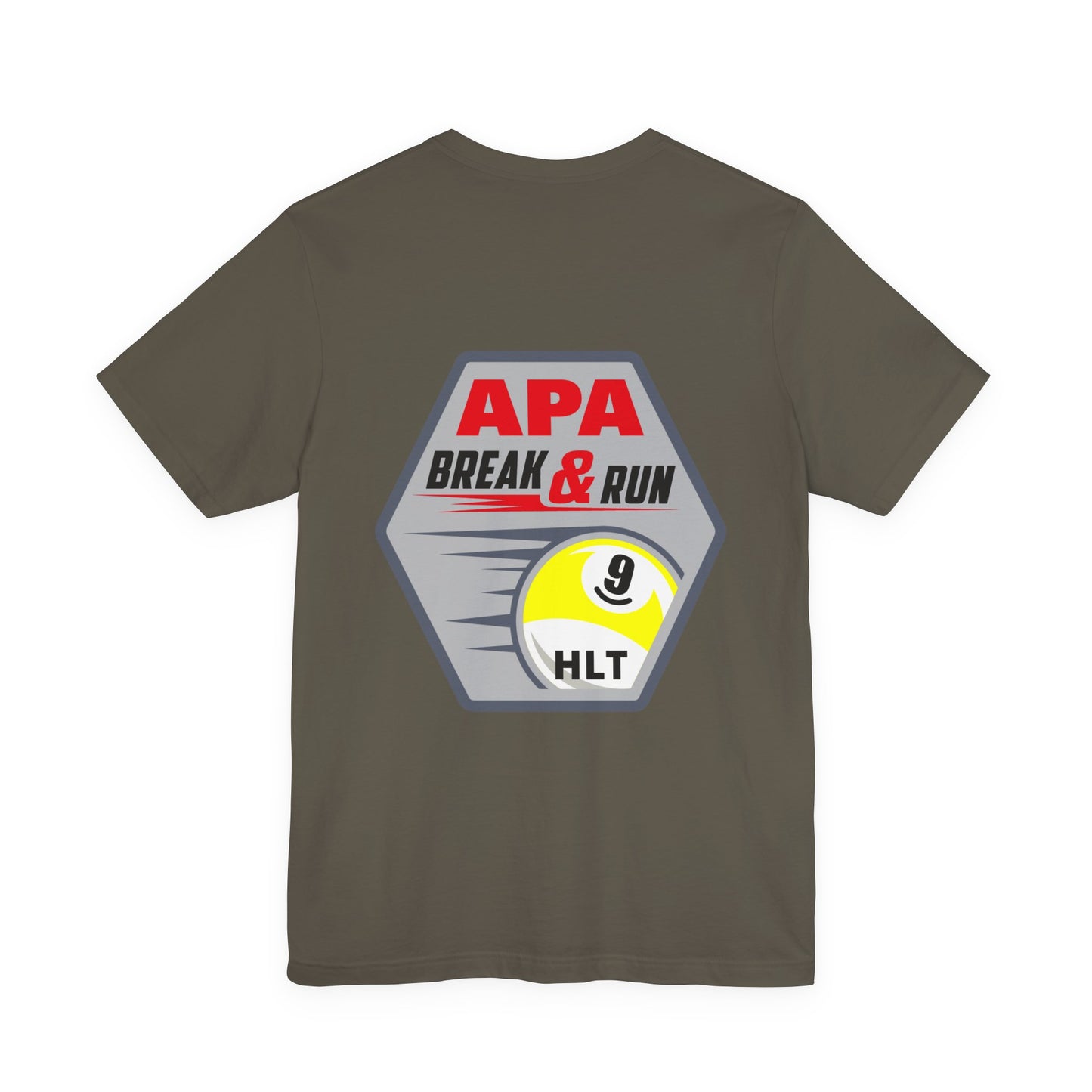 APA Break & Run 9 Ball Billiards Graphic T-Shirt