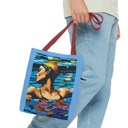 Swim with her Tote Bag