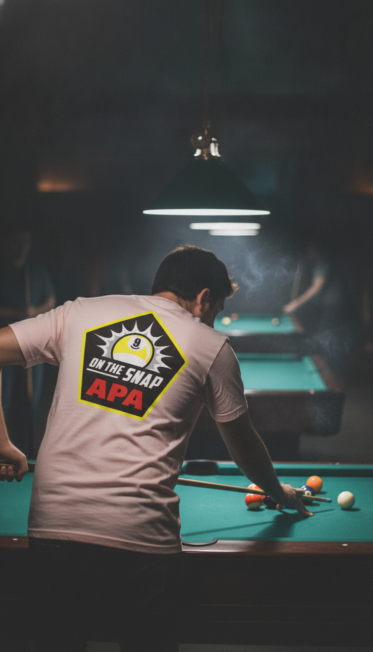 On The Snap APA 9-Ball Billiards T-Shirt