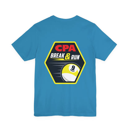 CPA Break & Run Billiards 9-Ball Graphic T-Shirt