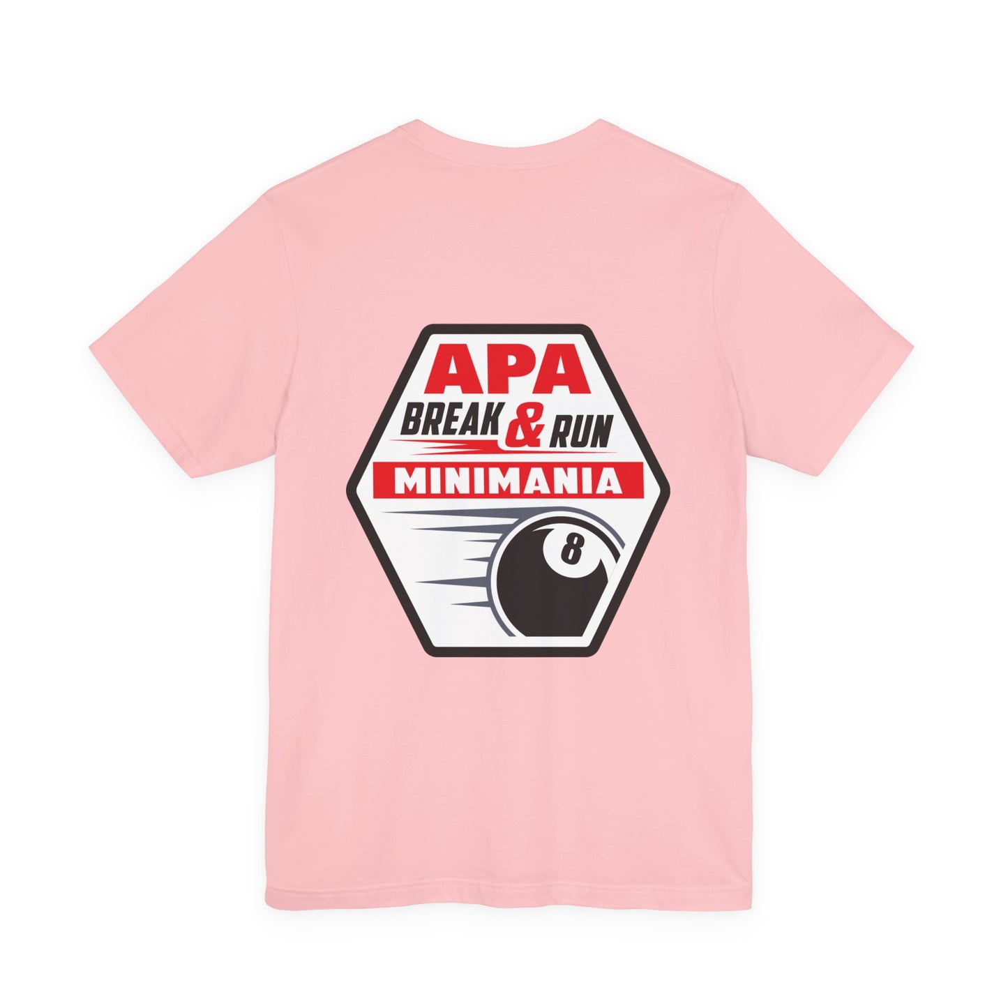 Break & Run Minimania 8-Ball Billiards T-shirt