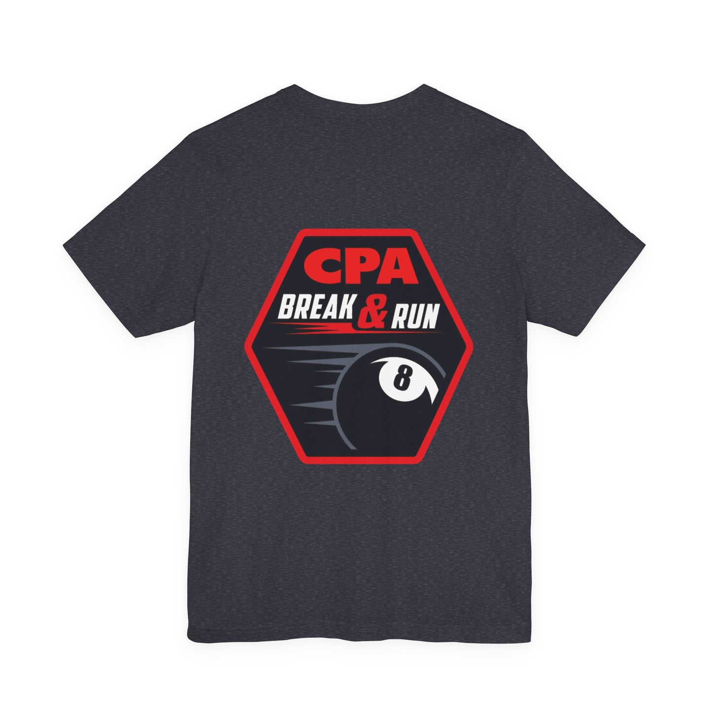 CPA Break & Run 8-Ball Pool Player Graphic Tee