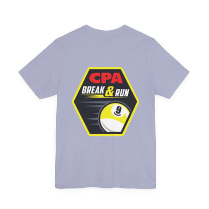 CPA Break & Run Billiards 9-Ball Graphic T-Shirt