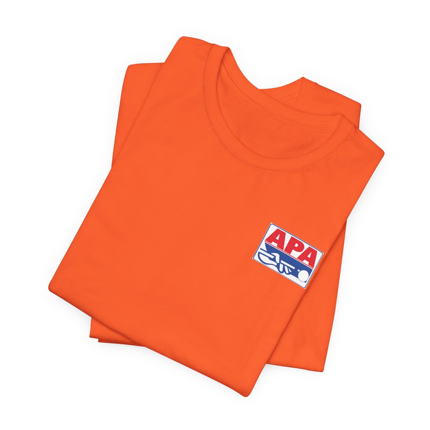 APA Division Rep Billiards Pool Player Graphic Tee with 8 Ball and 9 Ball Design