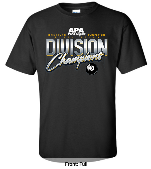 8 Ball Men's Division Champion T-Shirt