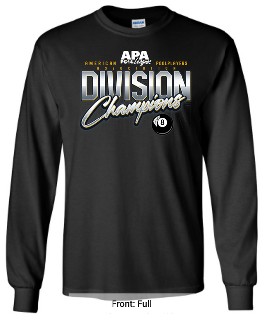 Long Sleeve 8 Ball Men's Division Champion