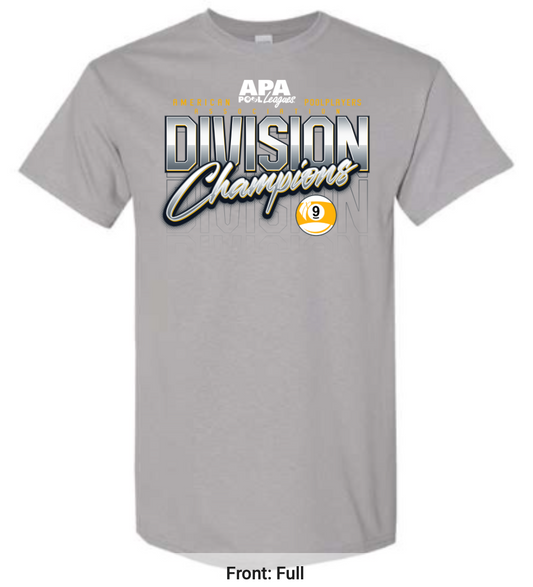 9 Ball Men's Division Champion T-Shirt
