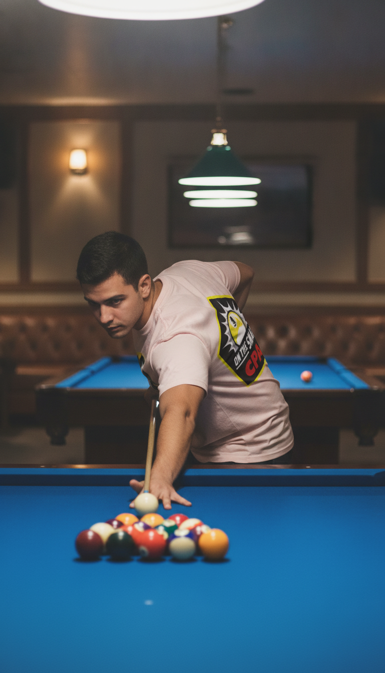 On The Snap CPA 9 Ball Billiards Enthusiast T-Shirt
