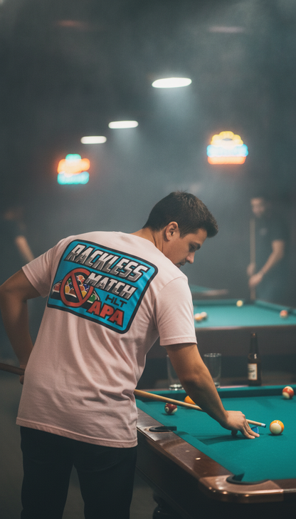 Rackless Match HLT APA Pool Billiards Graphic T-Shirt