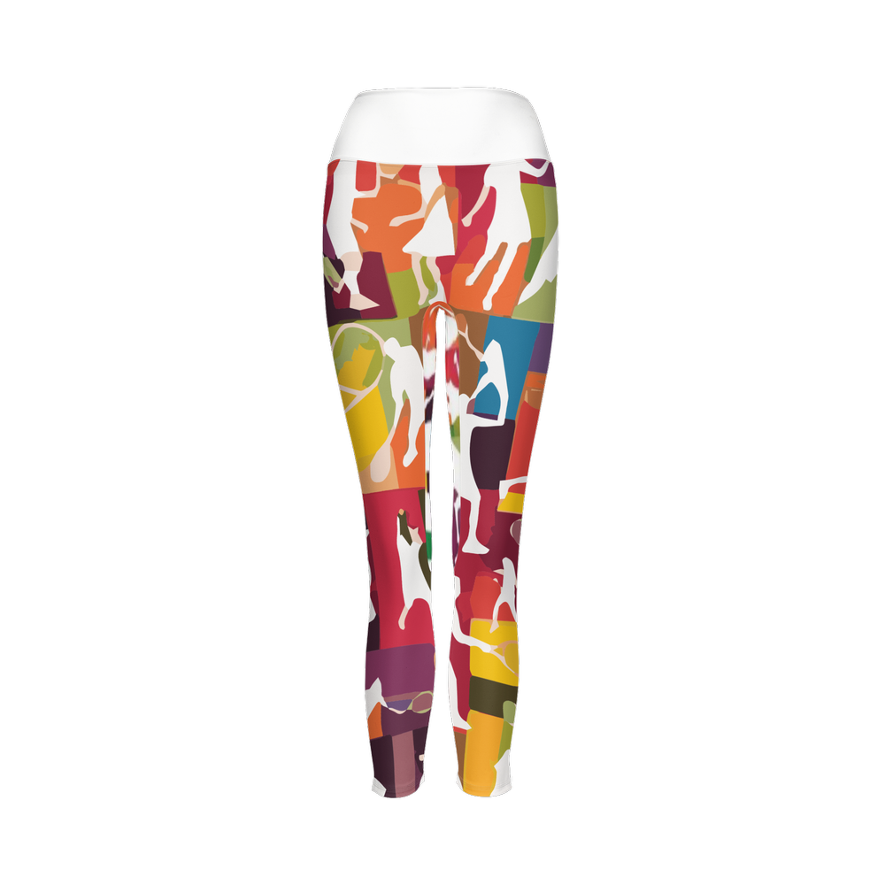 Women’s High-Rise Leggings-Tennis