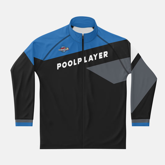 APA Pool Player Mens Full Zip Track Jacket