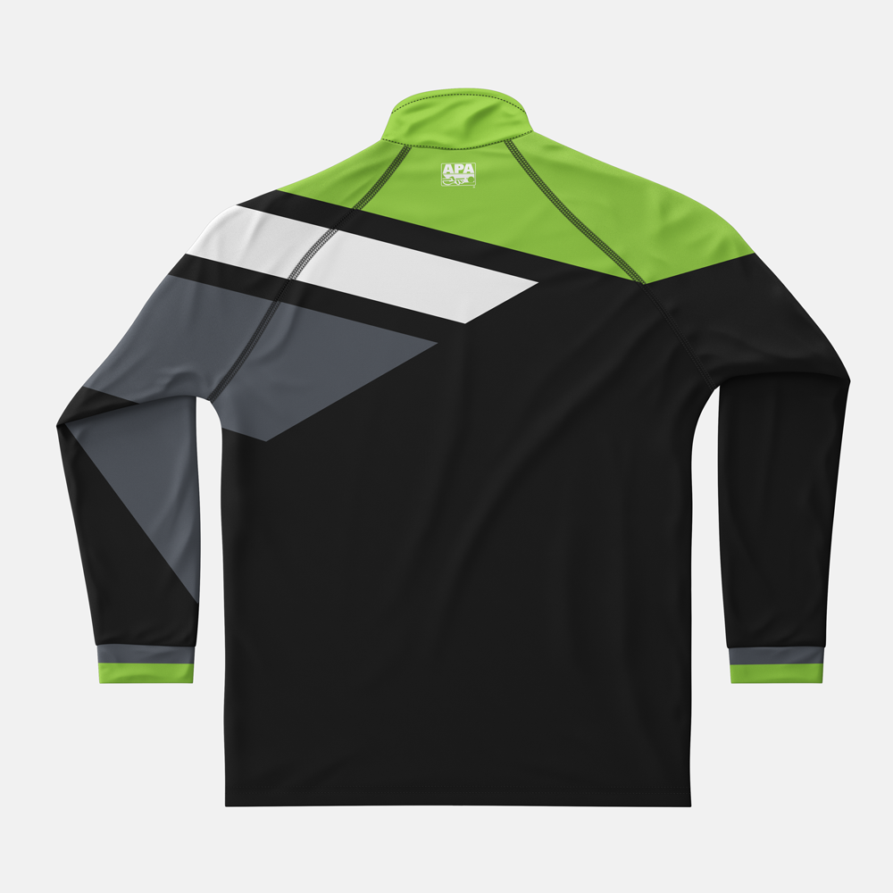 APA Pool Player Mens Full Zip Track Jacket