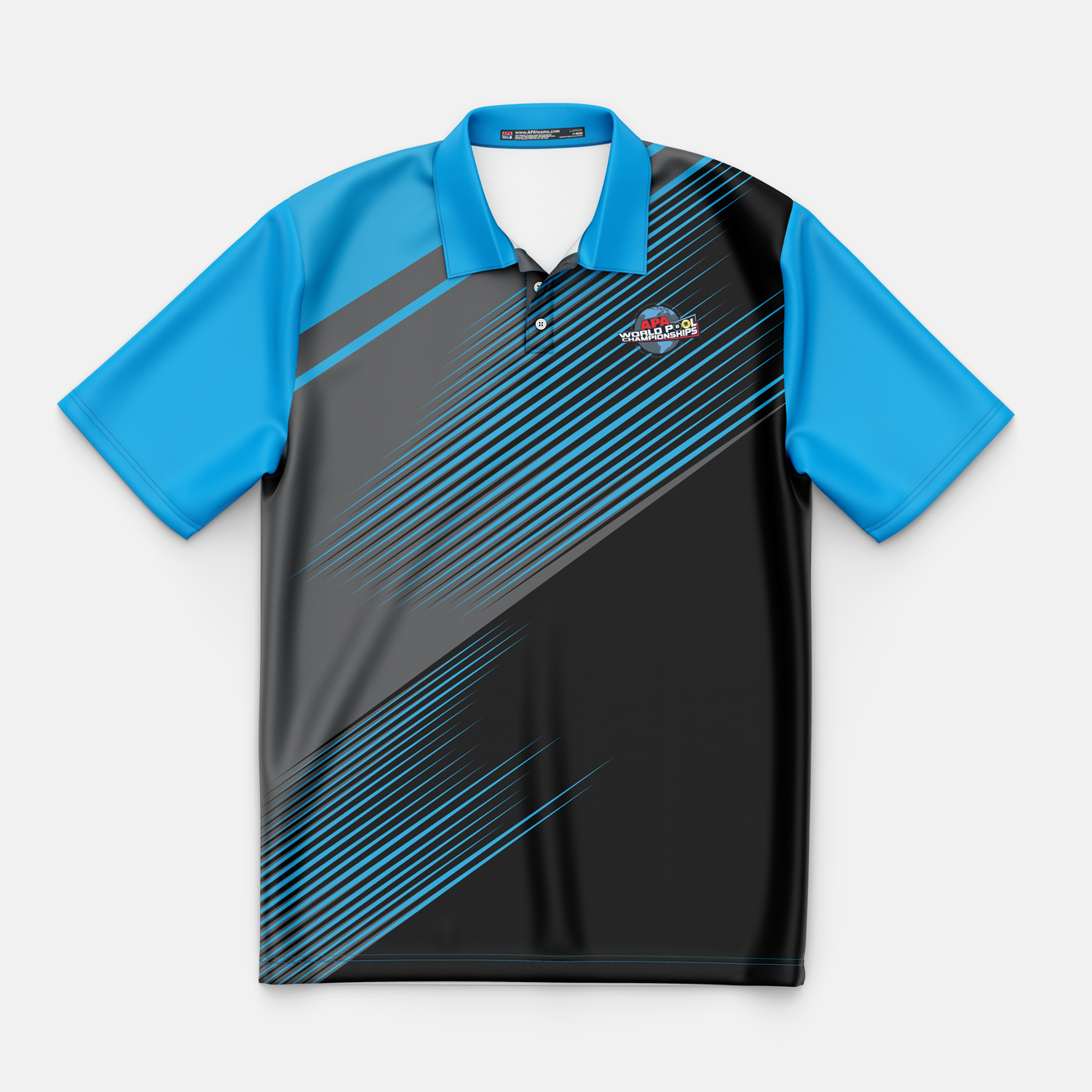 World Championship Event APA Slant Mens Polo Shirt