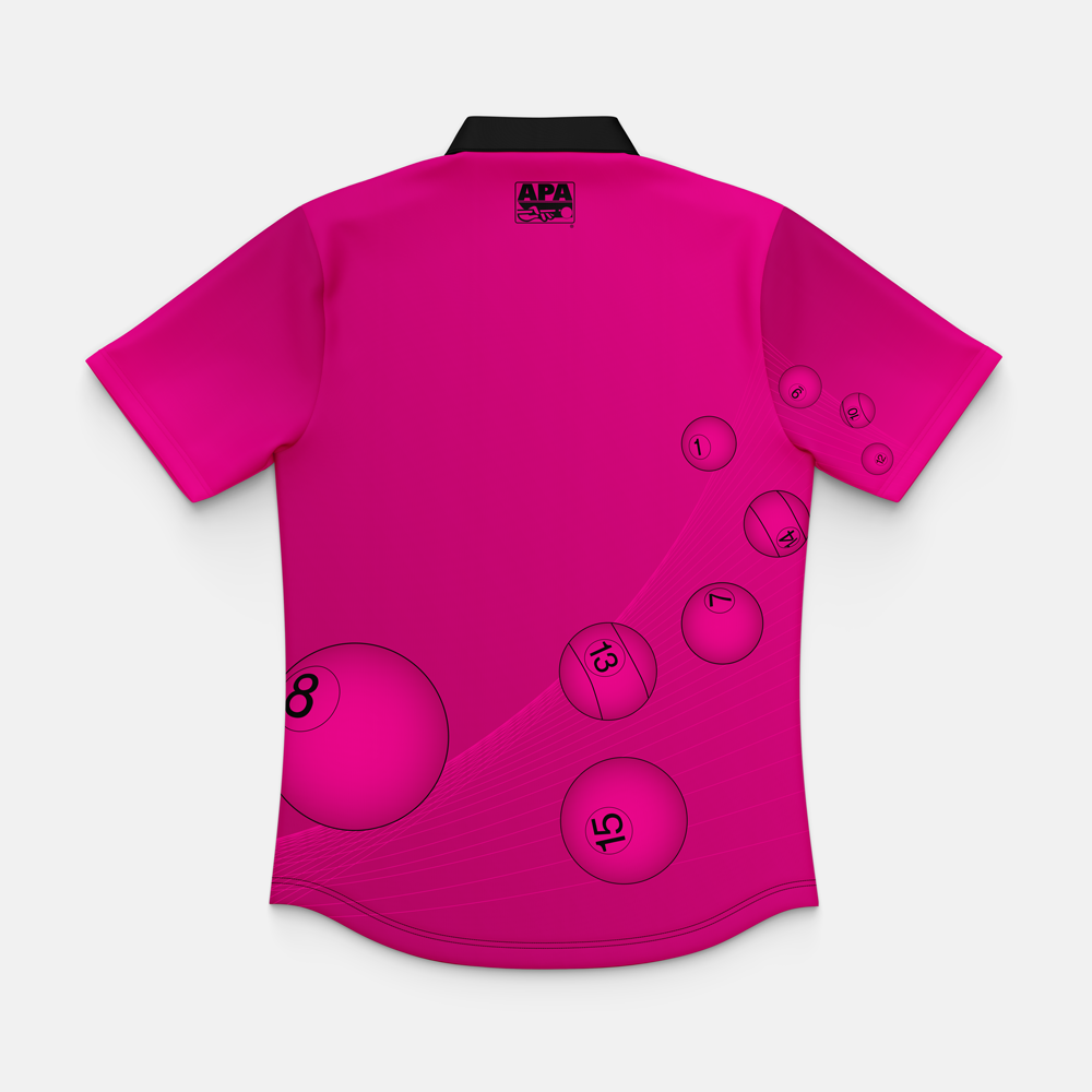 APA Pool Ball Womens Polo