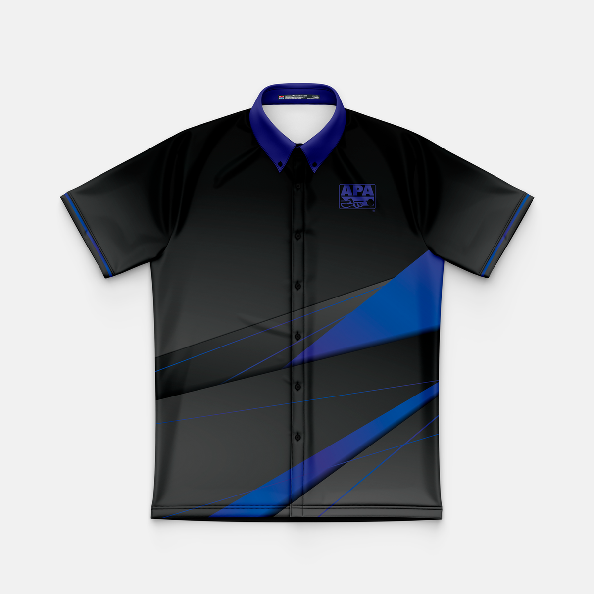 APA Slash Mens Full Button Crew