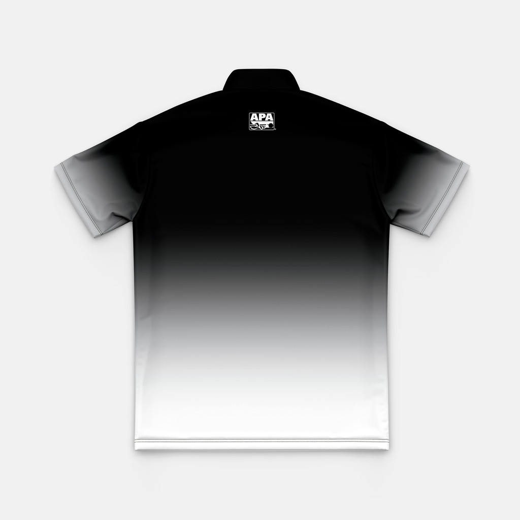 APA Mens Mock Collar Front Fade