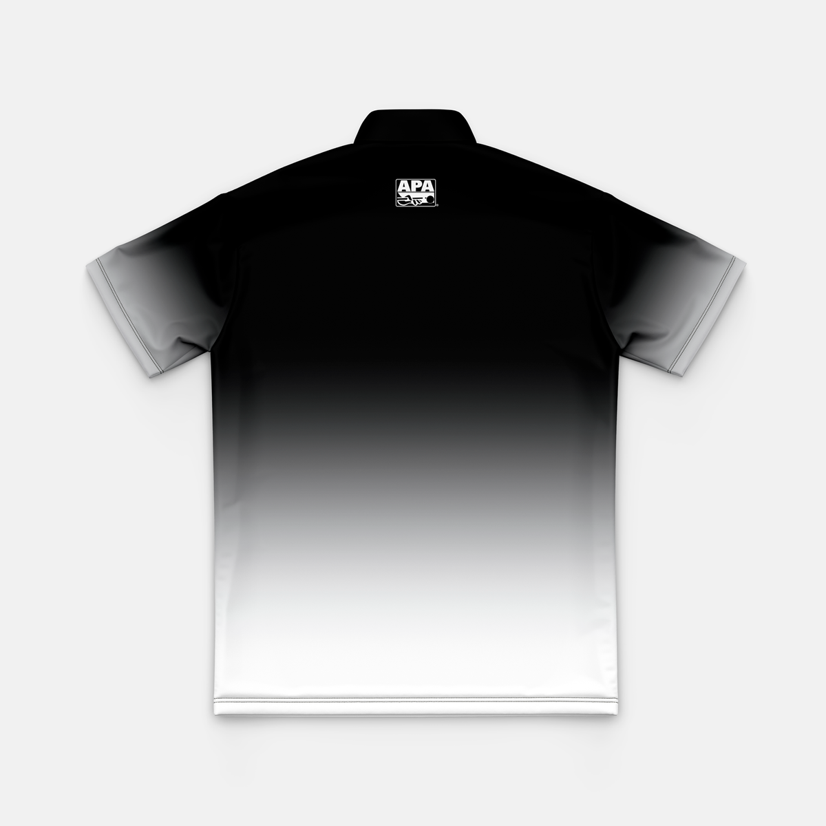 APA Mens Mock Collar Front Fade
