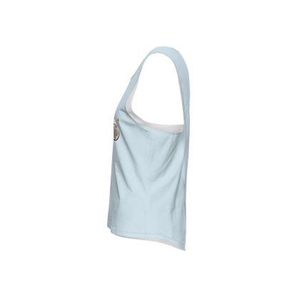 Women’s Cross Back Sleeveless Tank Top- Tennis