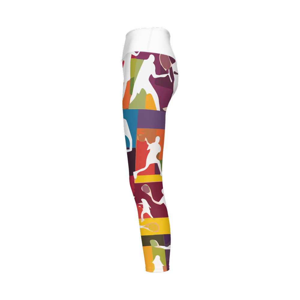 Women’s High-Rise Leggings-Tennis