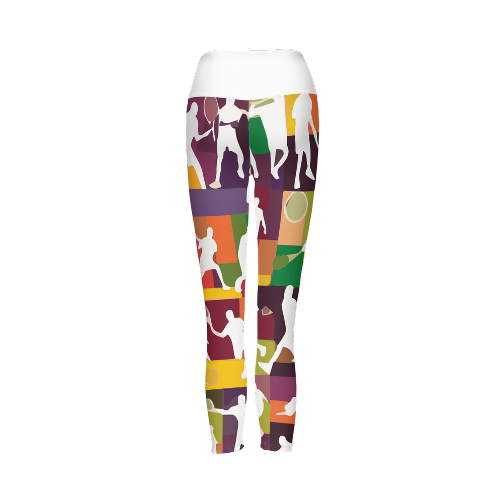 Women’s High-Rise Leggings-Tennis