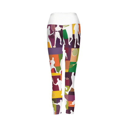 Women’s High-Rise Leggings-Tennis